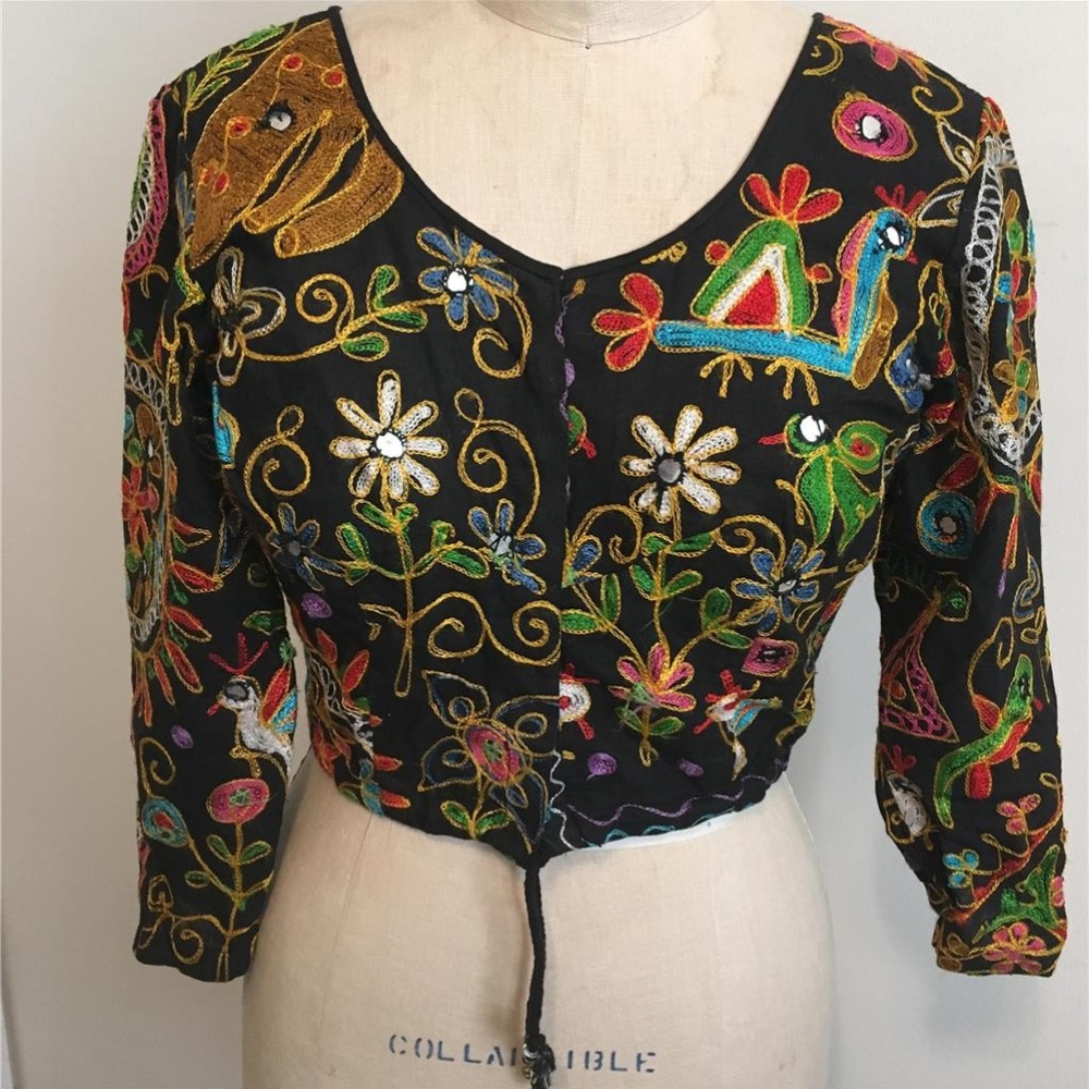 Khazana Multi-colored Embroidered Top Shirt